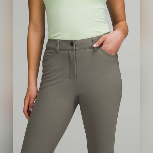 Lululemon City Sleek Slim-Fit 5 Pocket High-Rise PantGrey Sage / Grey Sage - Picture 14 of 14